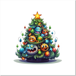 Funny Christmas Tree Posters and Art